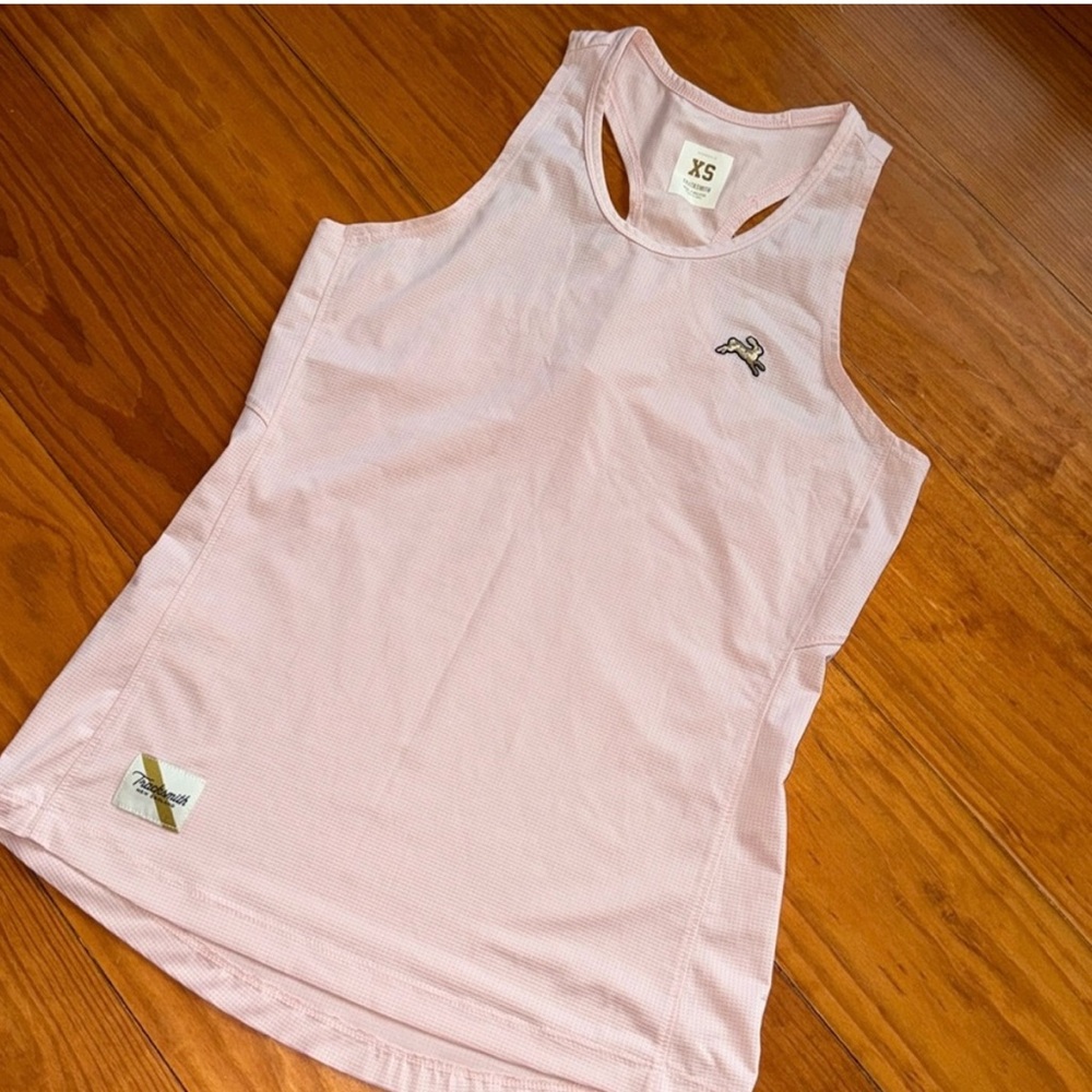 Tracksmith Twilight Tank, Women's XS, light pink